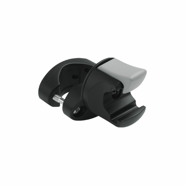 Support de fixation pour antivol en U ABUS, conçu pour une installation rapide et stable sur le cadre du vélo.
